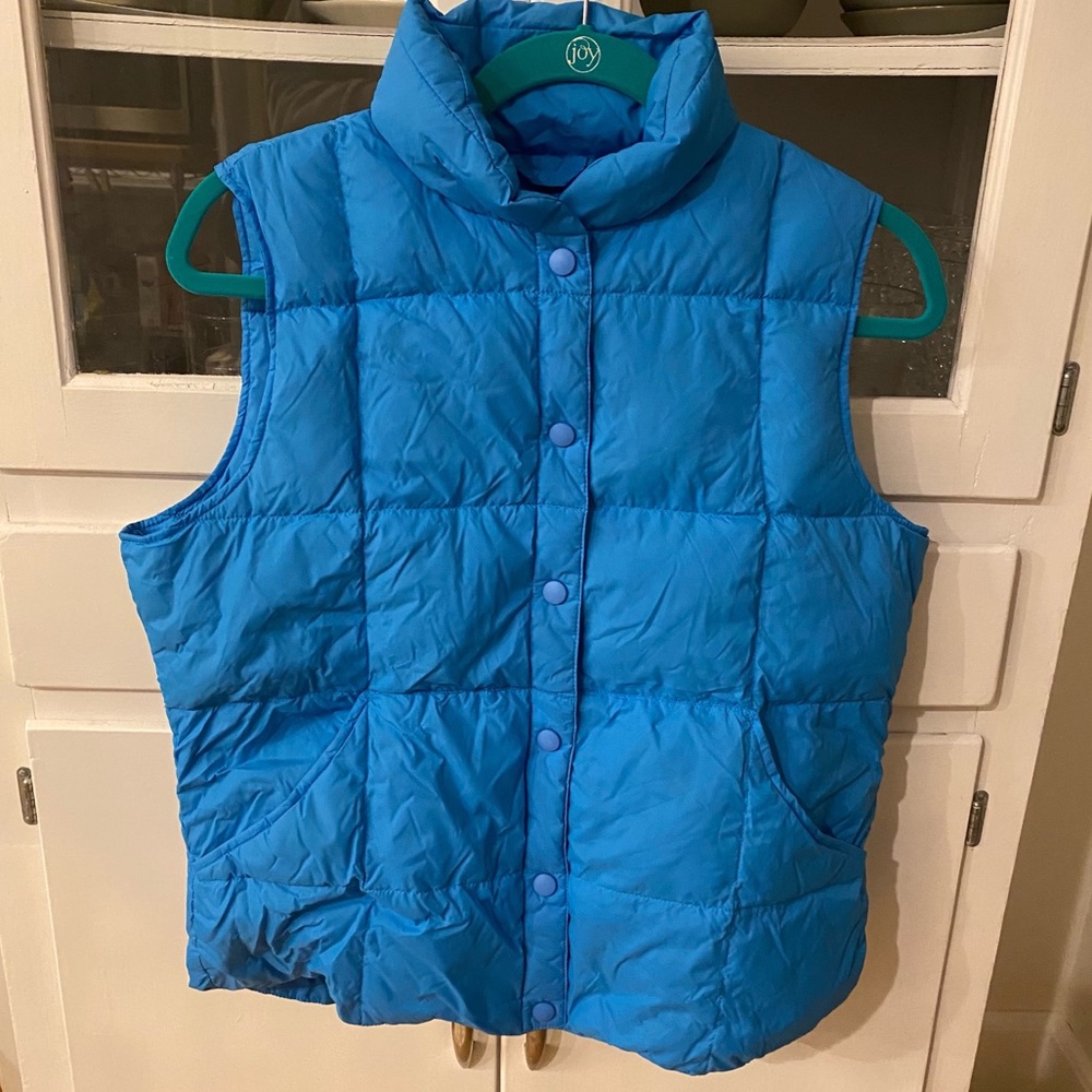 Lands end down vest